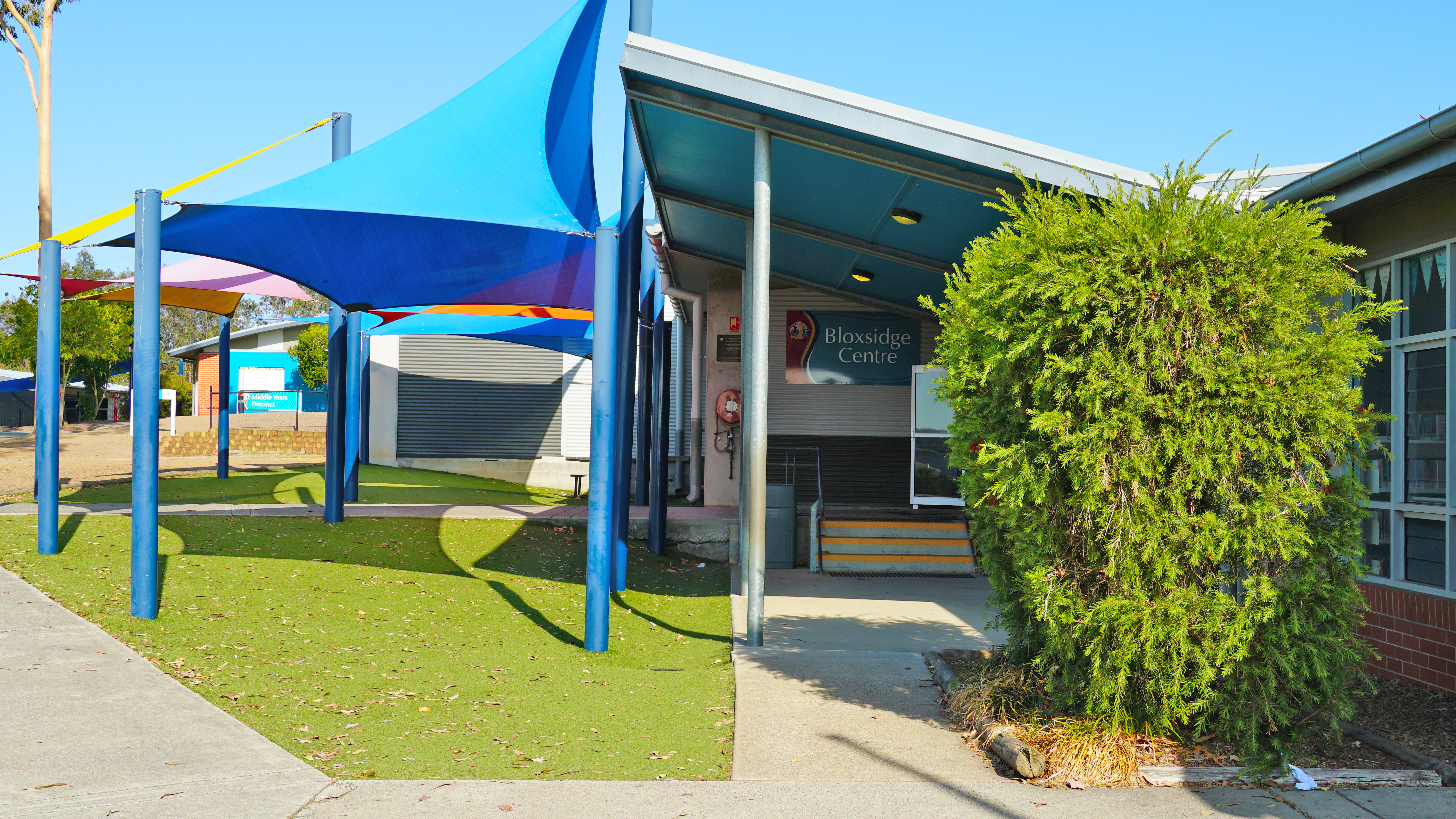 Entrance to the Bloxsidge Centre.