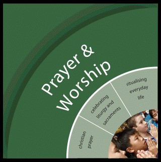 Prayer and worship poster.